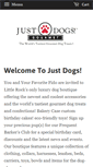 Mobile Screenshot of justdogsar.com