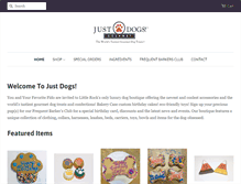 Tablet Screenshot of justdogsar.com